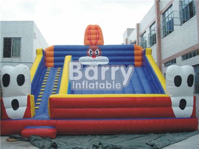 Single Lane Commercial Inflatable Rabbit Dry Slide For Playground BY-DS-044